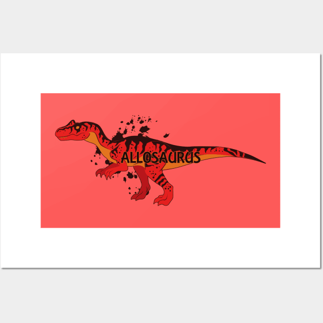 Allosaurus Wall Art by SakuraDragon